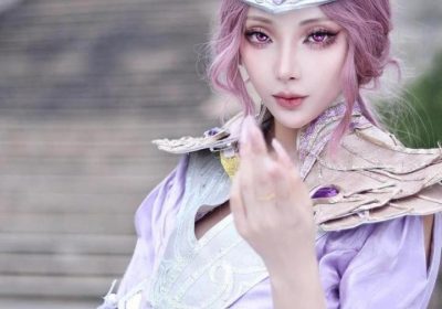 原天夕子变身陈小喵，cos图包中的精美套装令人流连忘返