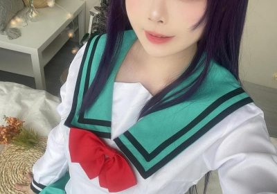 美到窒息！Hachi小芭cos弥豆子的经典cosplay作品无人能敌