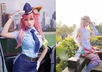 Kaya萱cos鬼灭之刃蝴蝶忍，原版还原打造完美作品。