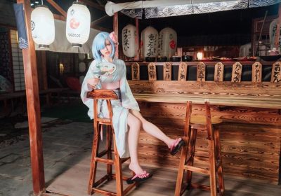 晕崽小樱花原图cos绝美画面，让人沉醉在别样的世界