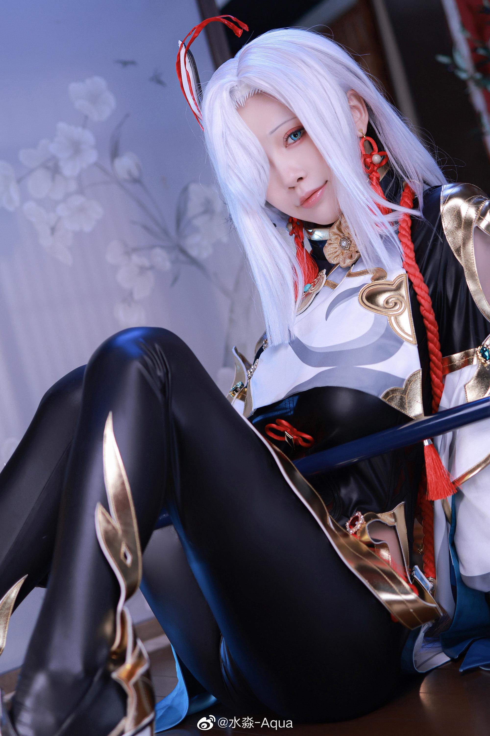 水淼Aqua《原神》申鹤COS 17张真人图-12 水淼Aqua《原神》申鹤COS 17张真人图-12