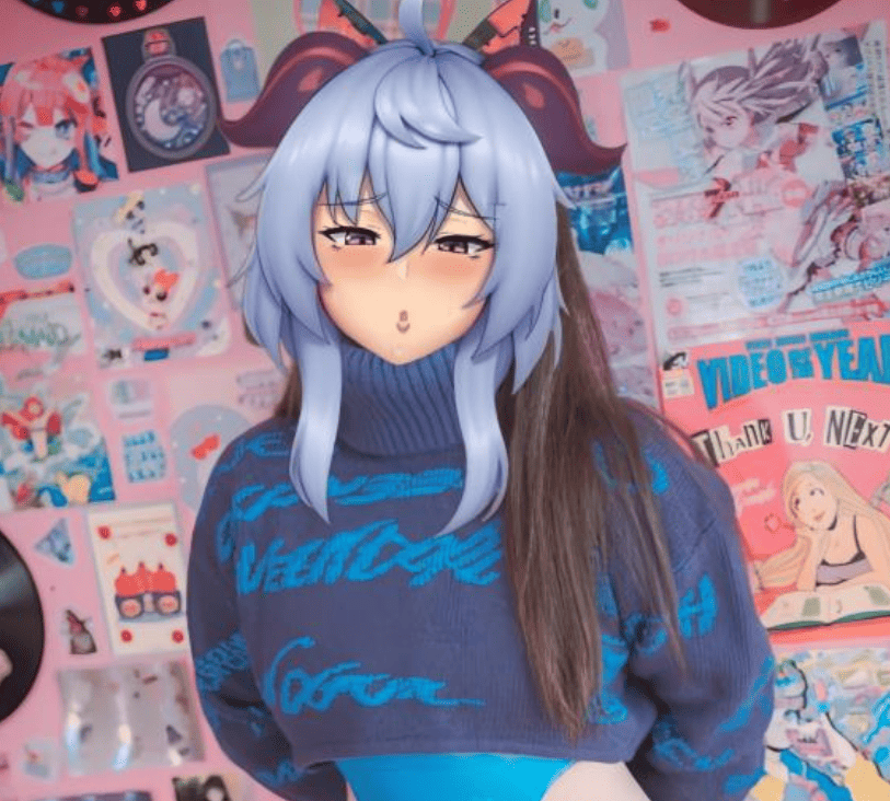 肥猫腿腿个人简介，不露脸的二次元美女-1