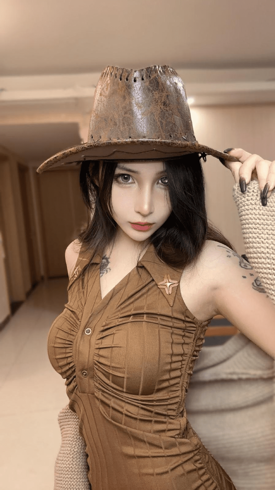 《义眼coserVams子，优雅姿态照样玩转cosplay》-1