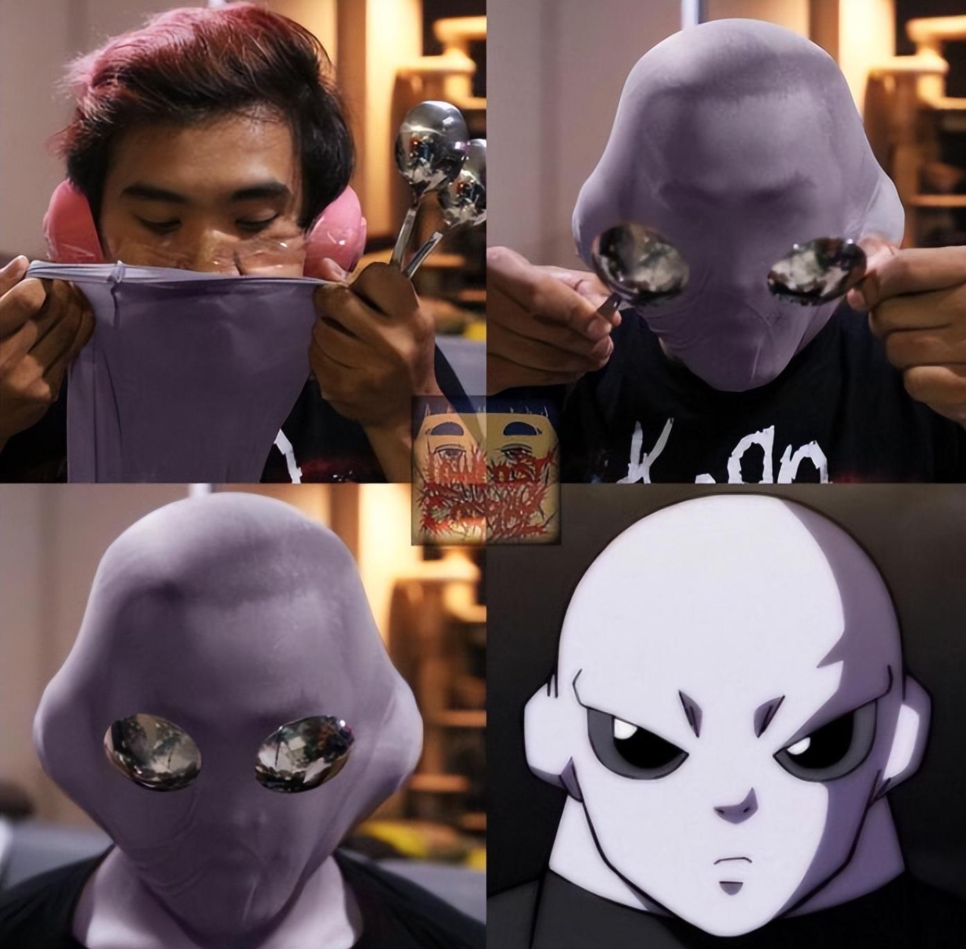 天花板级COS？黑皮、白发、翻白眼，却让百万网友魂牵梦绕-1