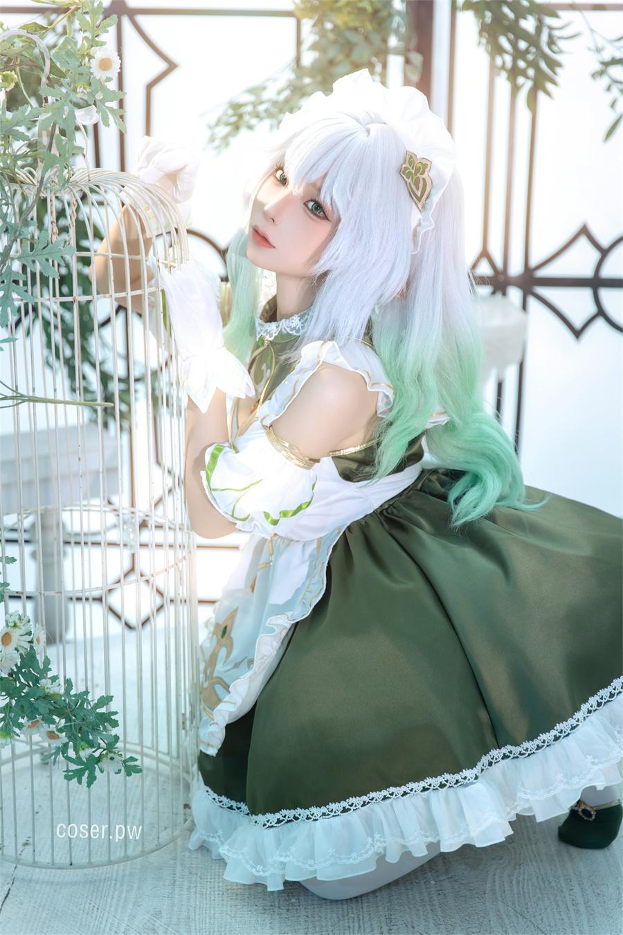 蠢沫沫（ChunmoMo）纳西妲COSPLAY-3