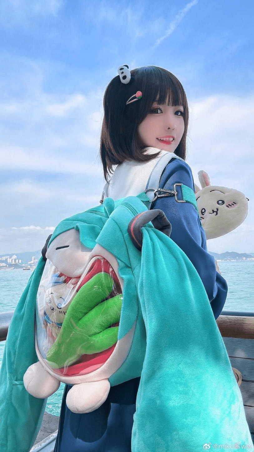 喜爱coser的宝藏之一miko酱照片赏析，也让人不禁微笑-1