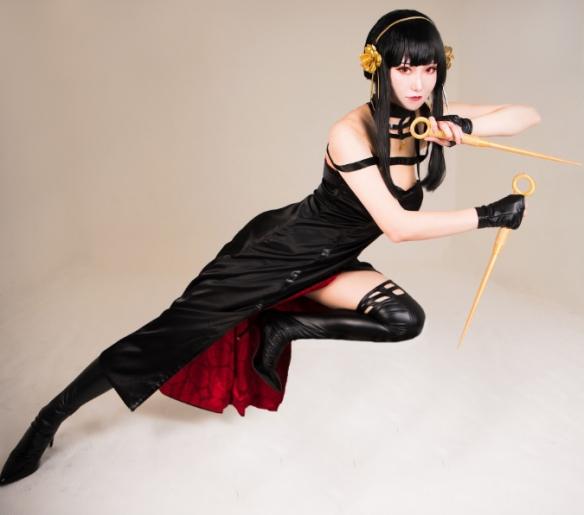 《间谍过家家》间谍杀手约尔，苍井みやこCOS图-10