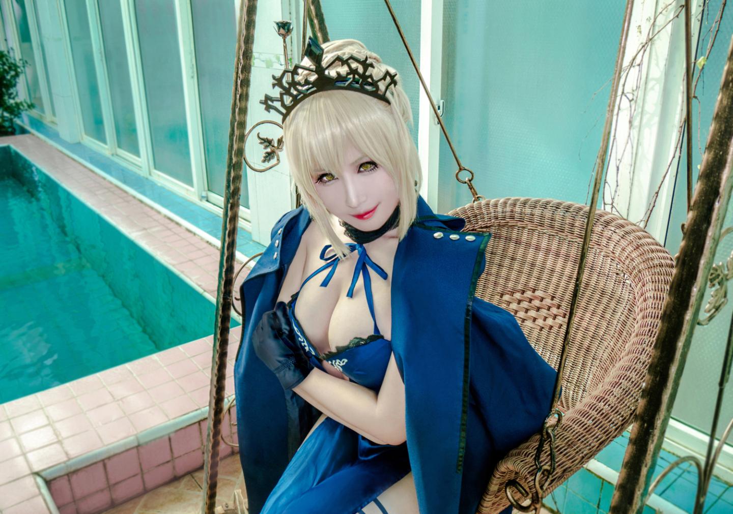 FateGrandOrder 黑saber cosplay欣赏（CN：虚空_澪绫）-6