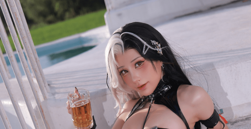 水淼Aqua全新Cosplay套图发布，妮姬毒蛇&罗姗娜-1