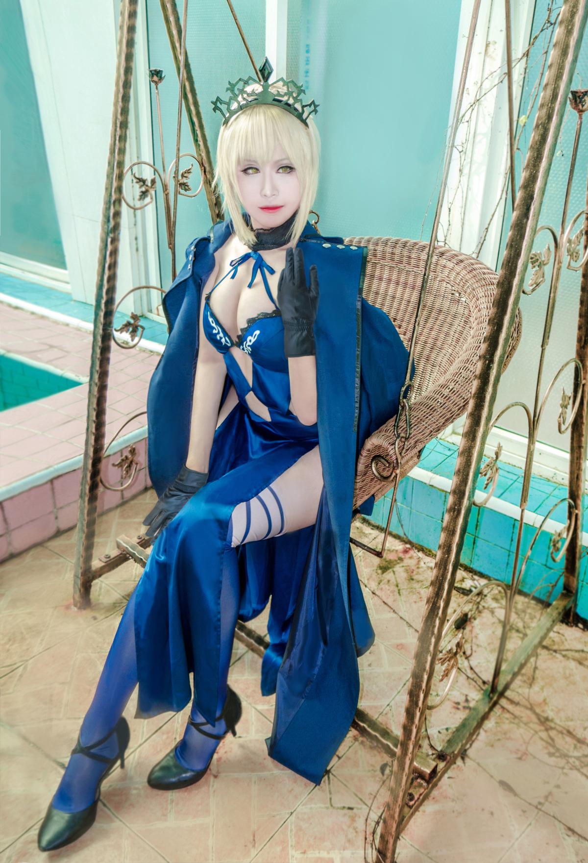 FateGrandOrder 黑saber cosplay欣赏（CN：虚空_澪绫）-5