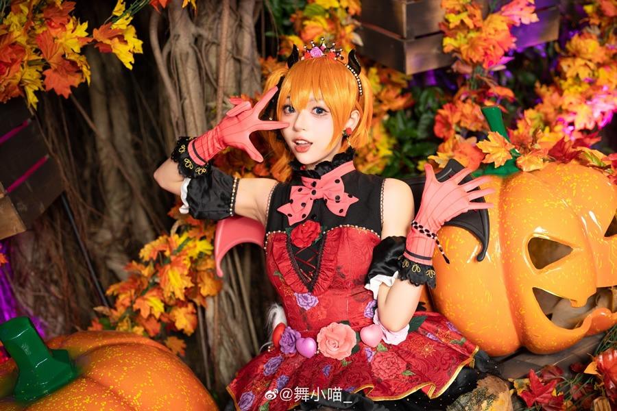 舞小喵玉藻前地狱王cos跳舞写真图片-2
