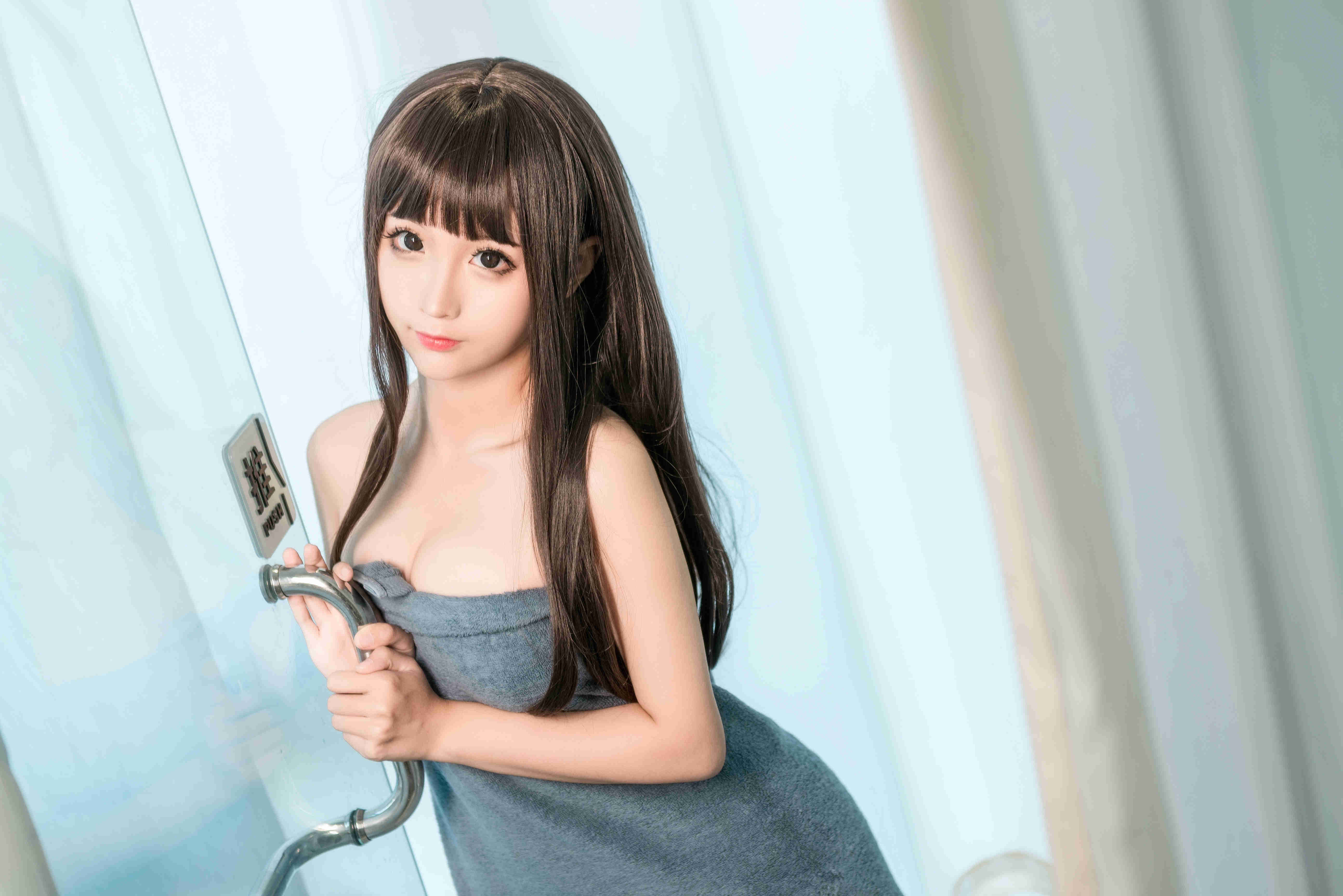 蠢沫沫真爱版灰浴巾免费在线看（蠢沫沫COS图包）-5