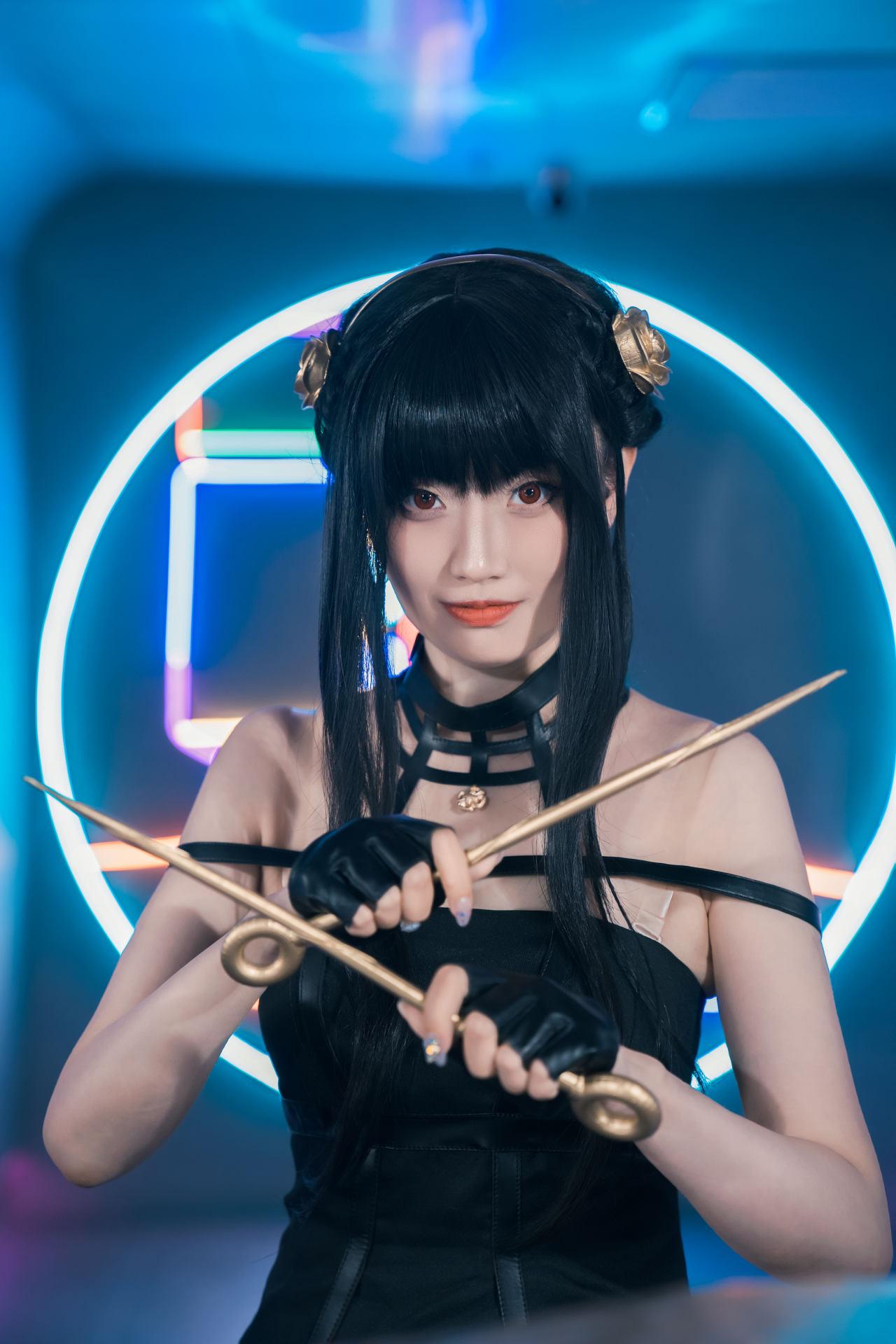 《间谍×过家家》荆棘公主约尔COS真人图 (CN：梁月曦Luna)-19