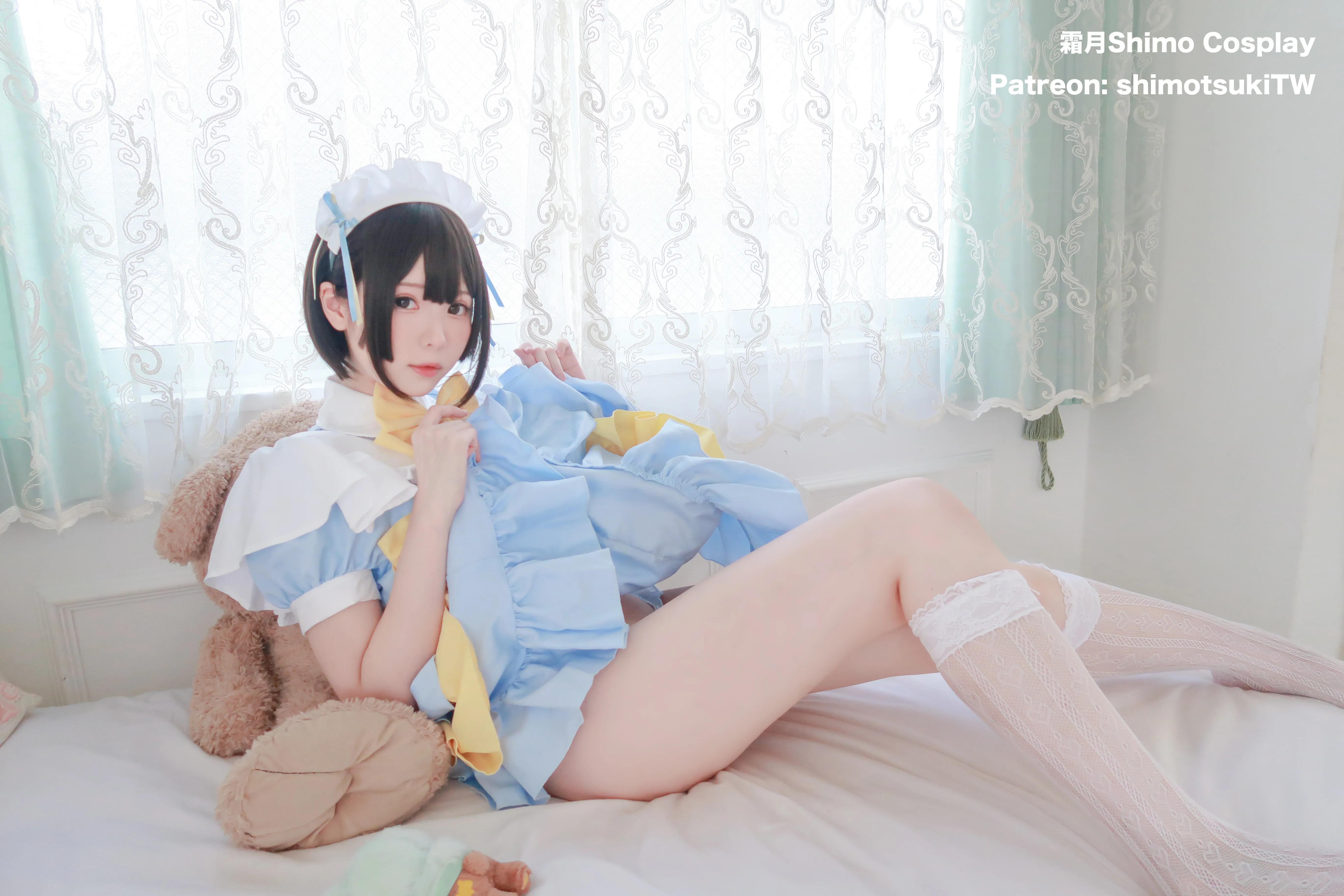 台湾COS爱好者@霜月Shinmo 性感女仆制服图-1 台湾COS爱好者@霜月Shinmo 性感女仆制服图-1