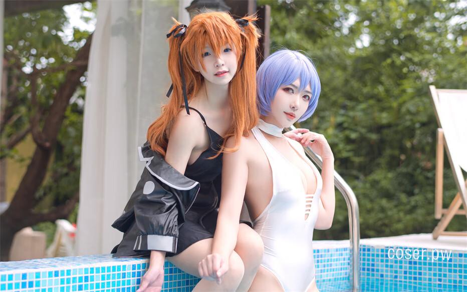 源纱希喵喵喵的新作品揭晓 – 狸猫 凌波丽COSisay的美丽诞生-2