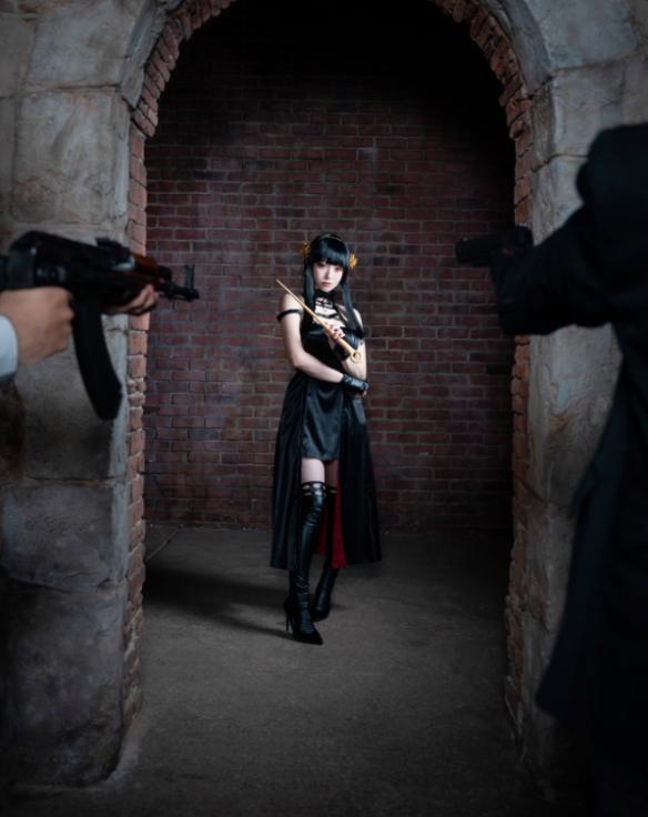 《间谍过家家》间谍杀手约尔，苍井みやこCOS图-6