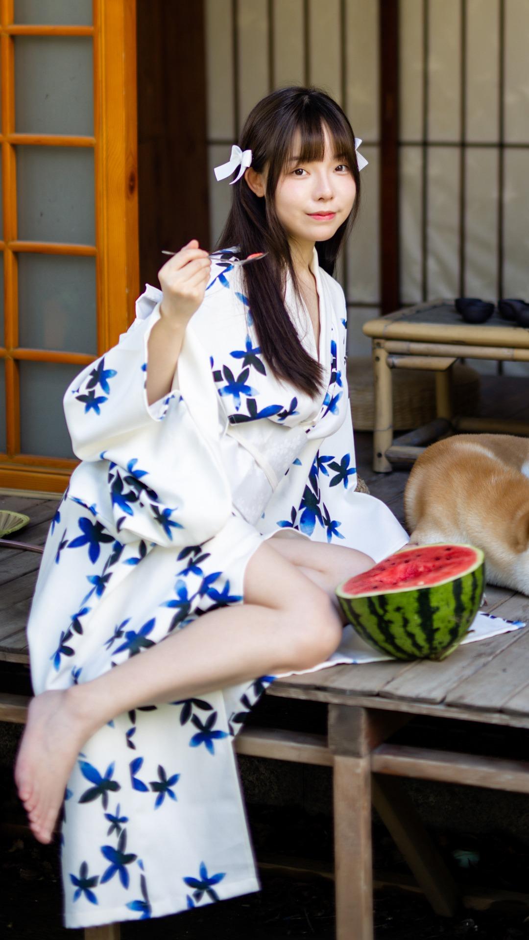 和服写真壁纸|夏日和服(六味帝皇酱)-1 和服写真壁纸|夏日和服(六味帝皇酱)-1