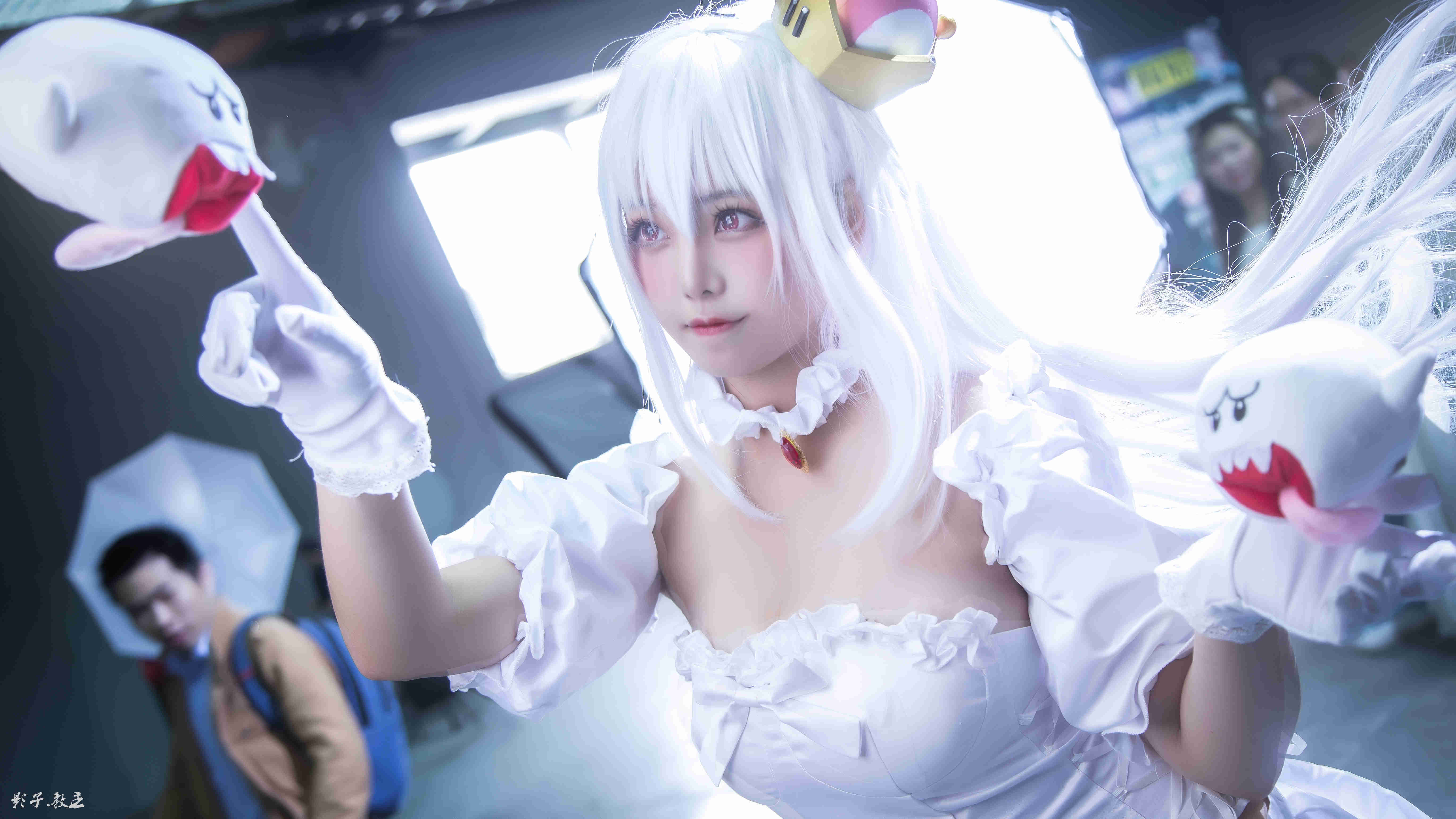 《漫展里的幽灵姬真人COS（CN：蜜汁猫裘）》-4