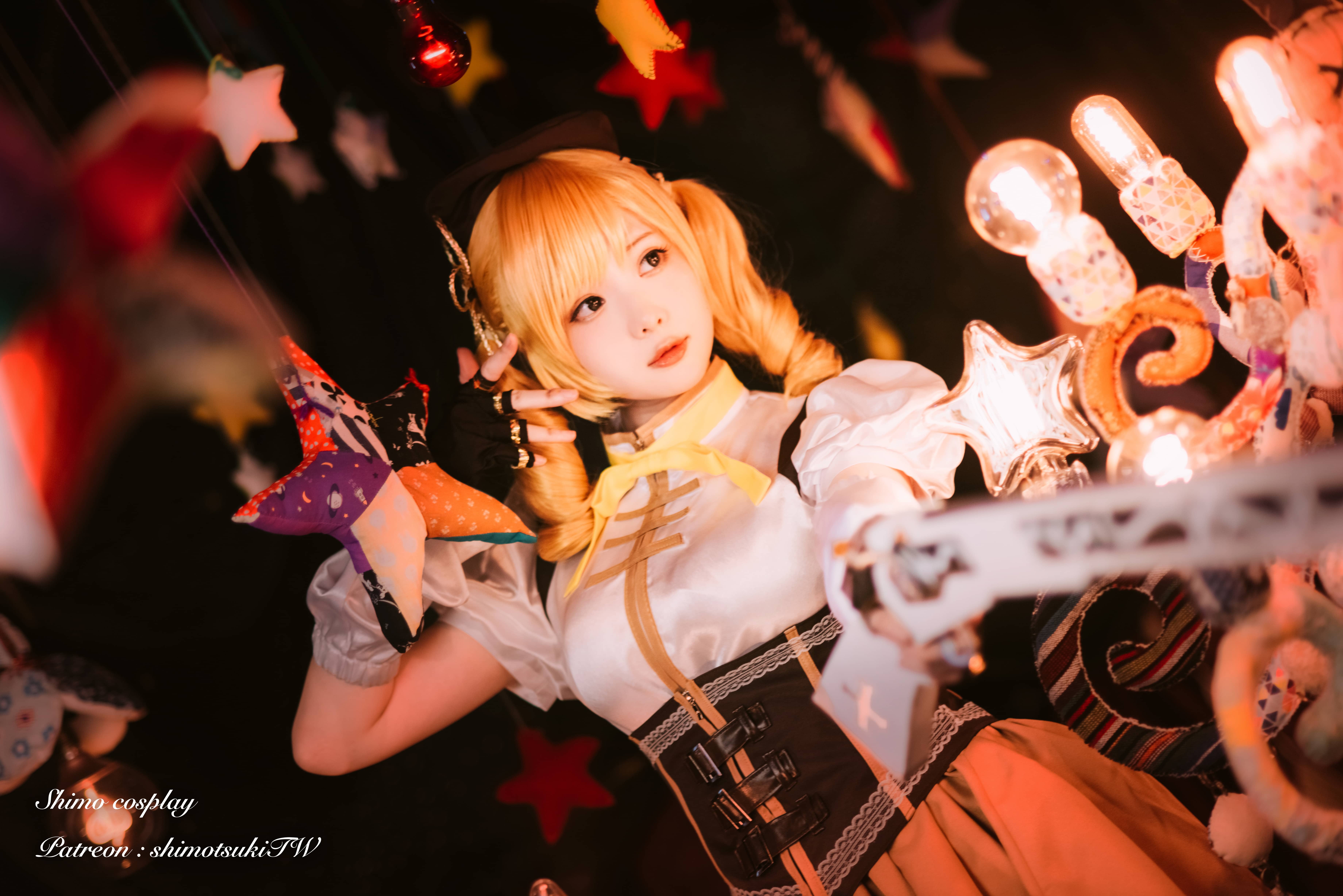 台湾妹子霜月shimo《魔法少女小圆》巴麻美COS图片-3