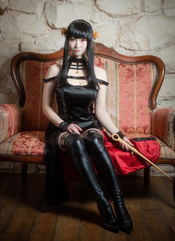 《间谍过家家》间谍杀手约尔，苍井みやこCOS图-1