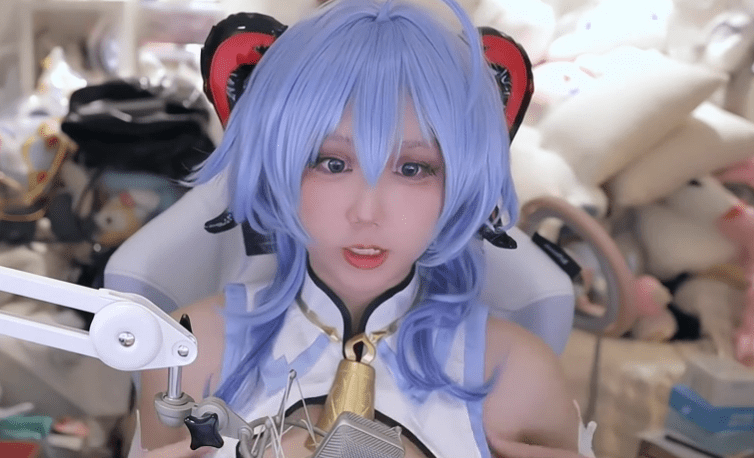 浅野菌子甘雨付费cos图集，成长路上的又一个亮点-1