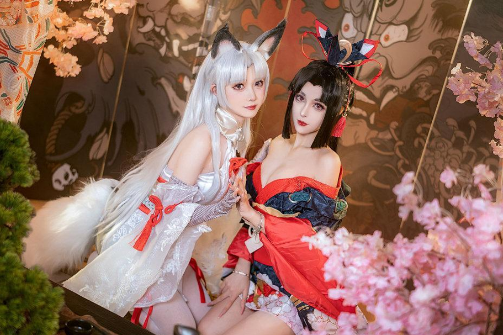 《永劫无间》Cosplay迦南龙门飞天太逼真了~-1