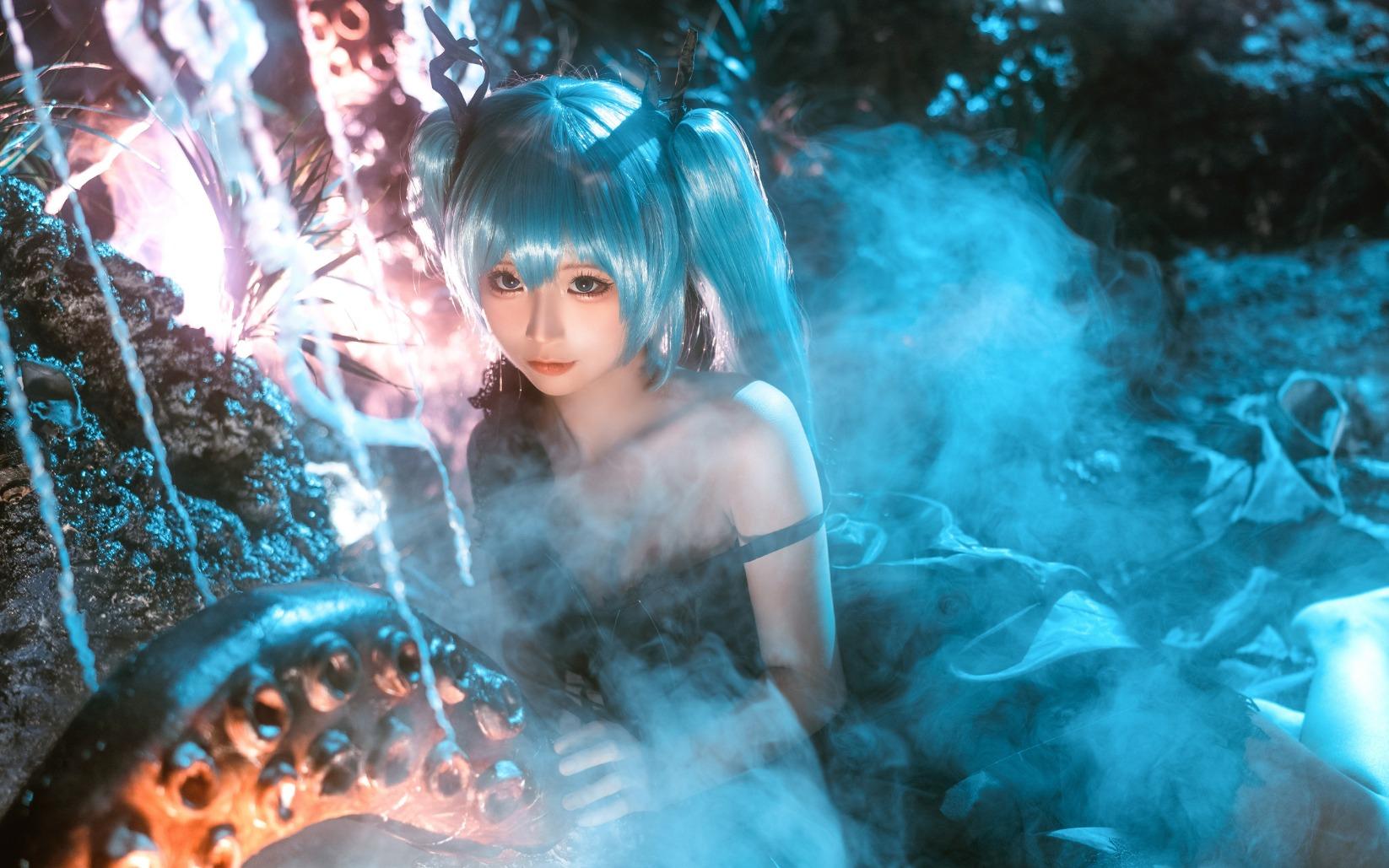 文艺复古！蠢沫沫推出初音未来深海少女主题作品-1