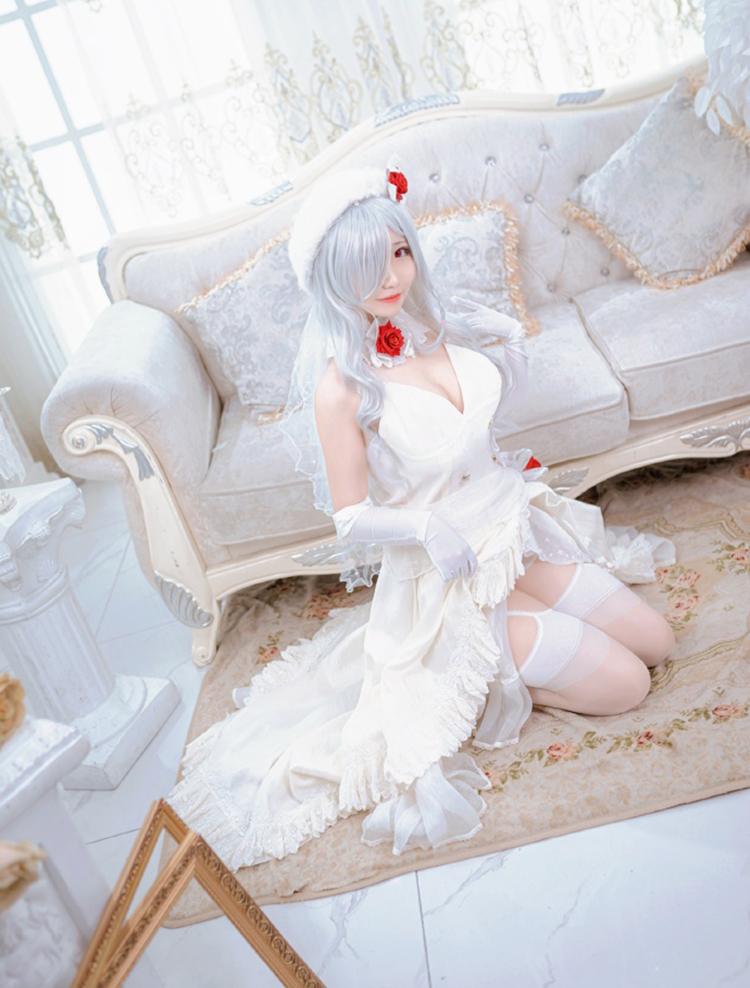 《《少女前线》G36C婚纱花嫁COS图（CN：米九dakyo）》-1