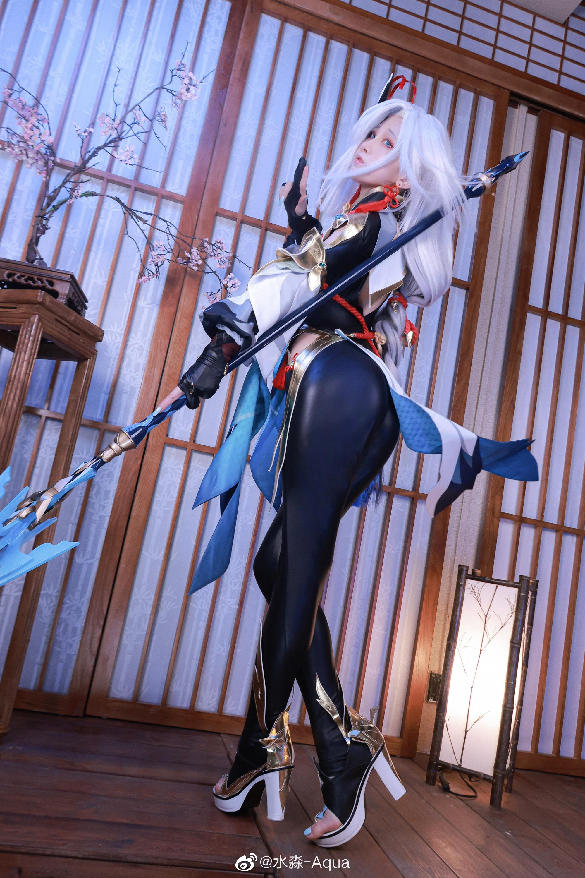 水淼Aqua《原神》申鹤COS 17张真人图-17 水淼Aqua《原神》申鹤COS 17张真人图-17
