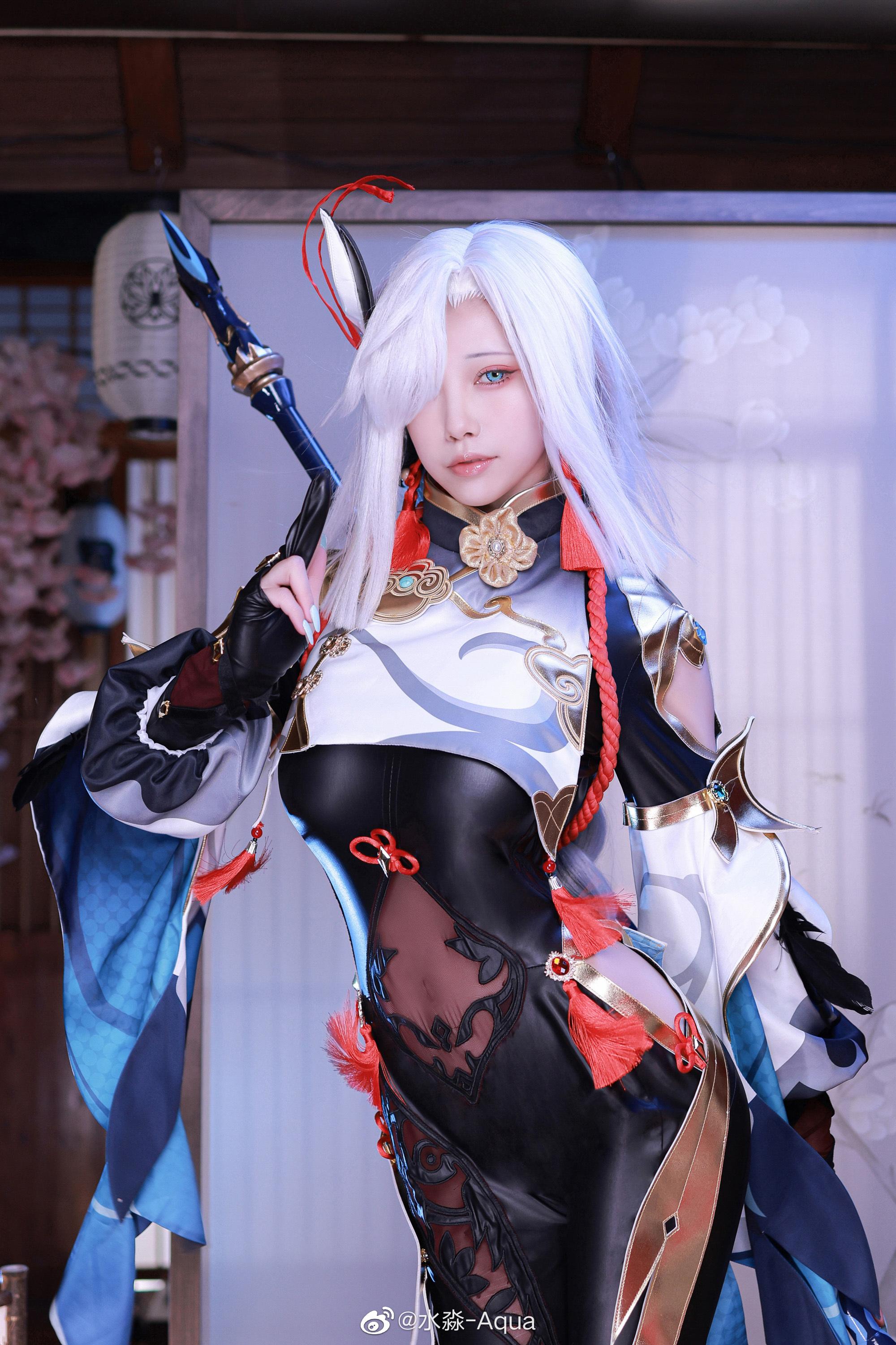 水淼Aqua《原神》申鹤COS 17张真人图-6 水淼Aqua《原神》申鹤COS 17张真人图-6