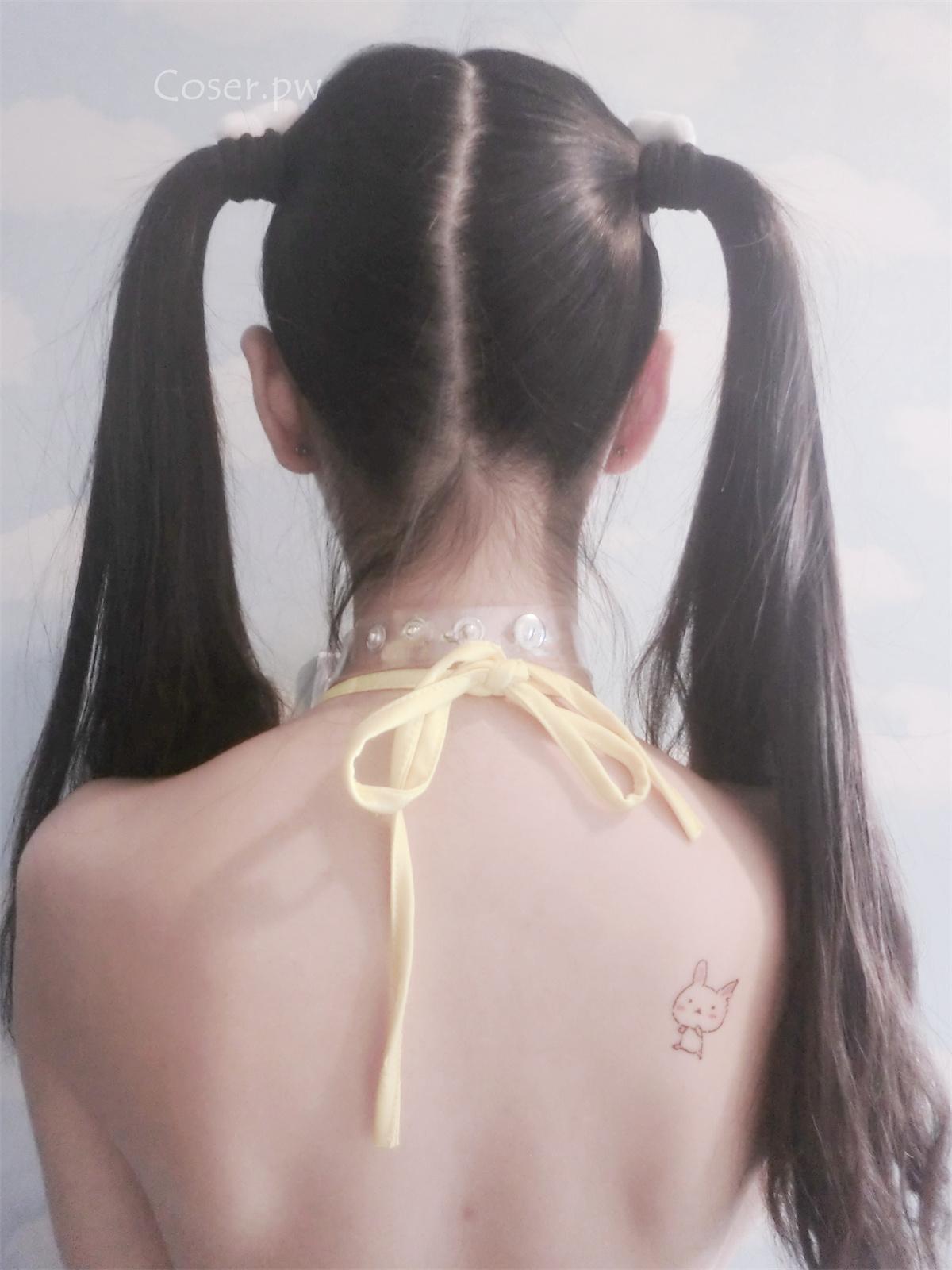 赛高酱个人简介，二次元双马尾真空浴巾来袭-1