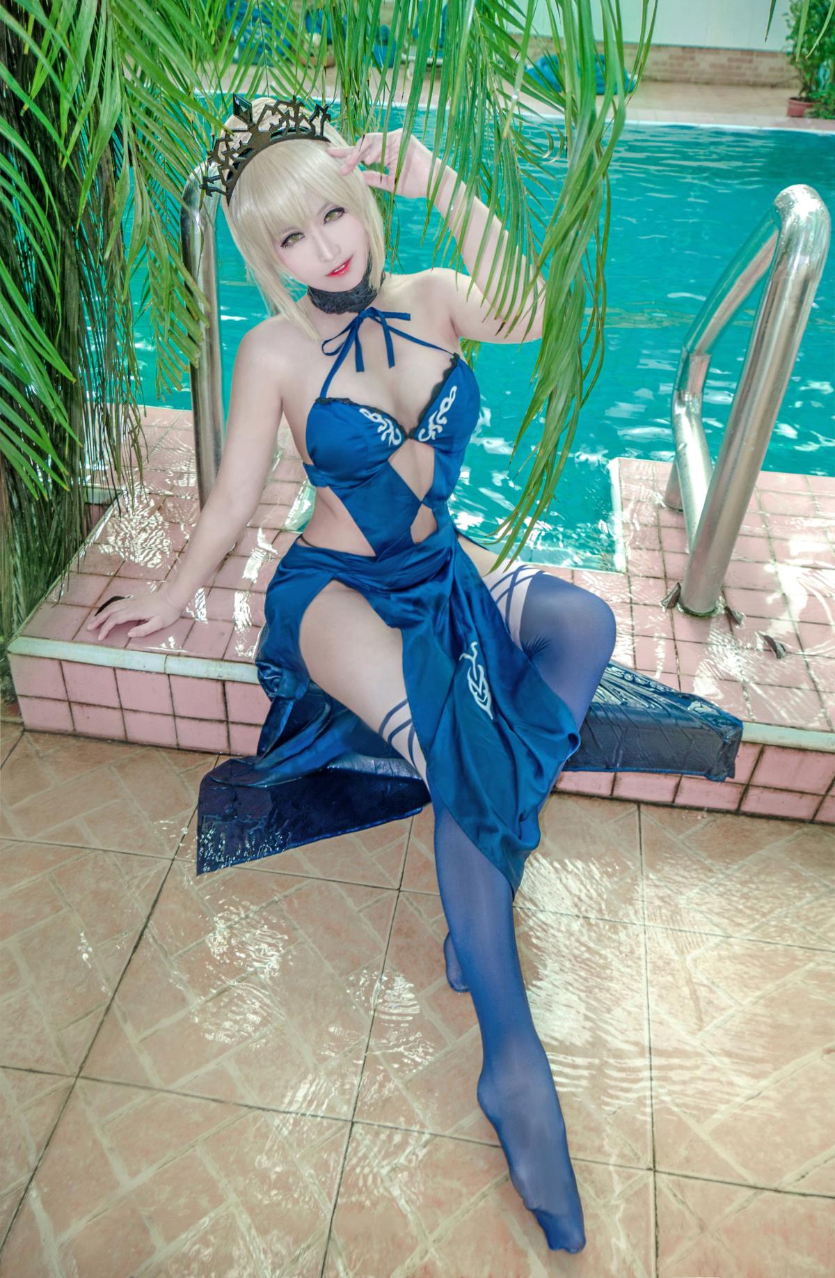 FateGrandOrder 黑saber cosplay欣赏（CN：虚空_澪绫）-2