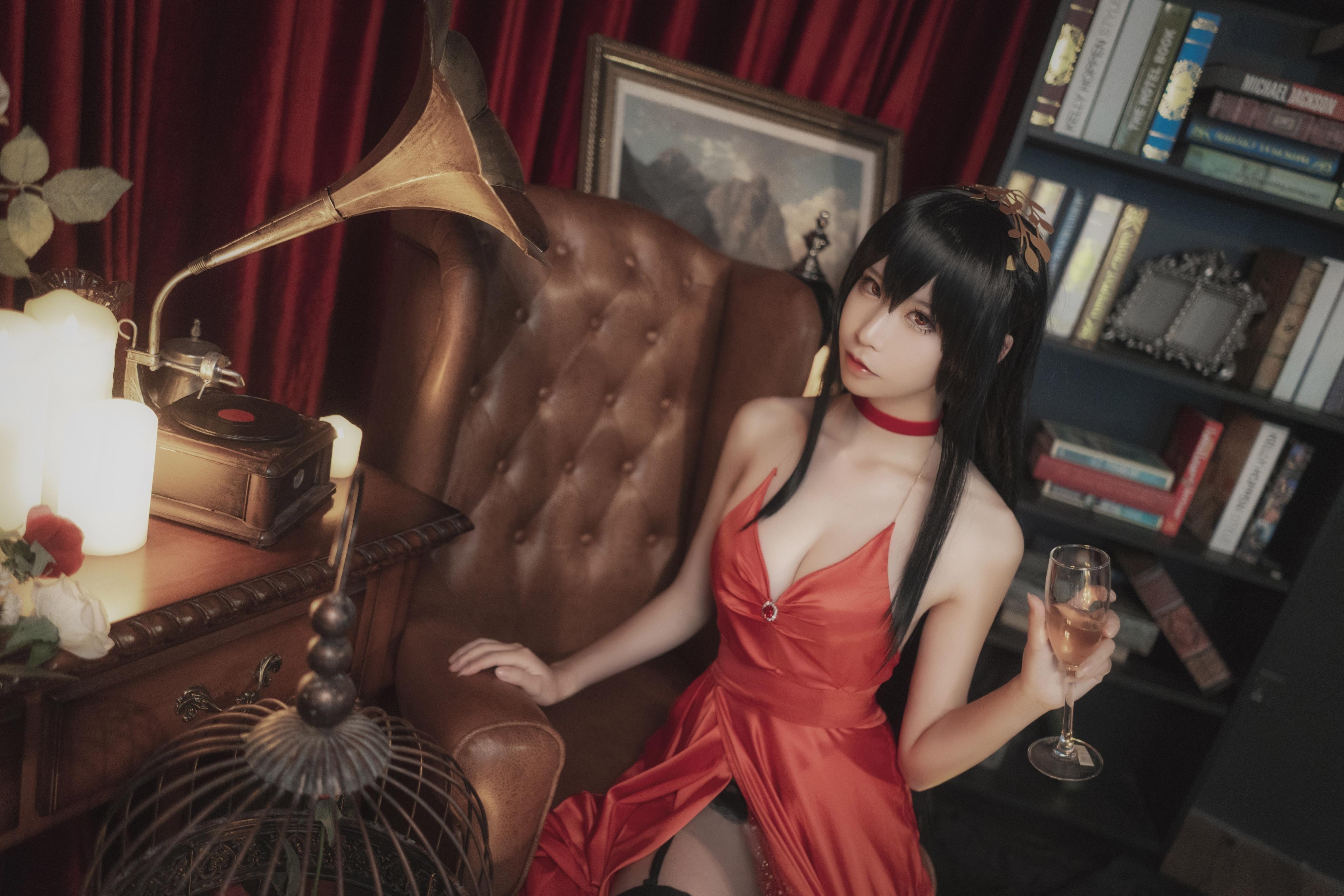 碧蓝航线-大凤旗袍COS真人图欣赏(CN：爱老师_PhD)-1