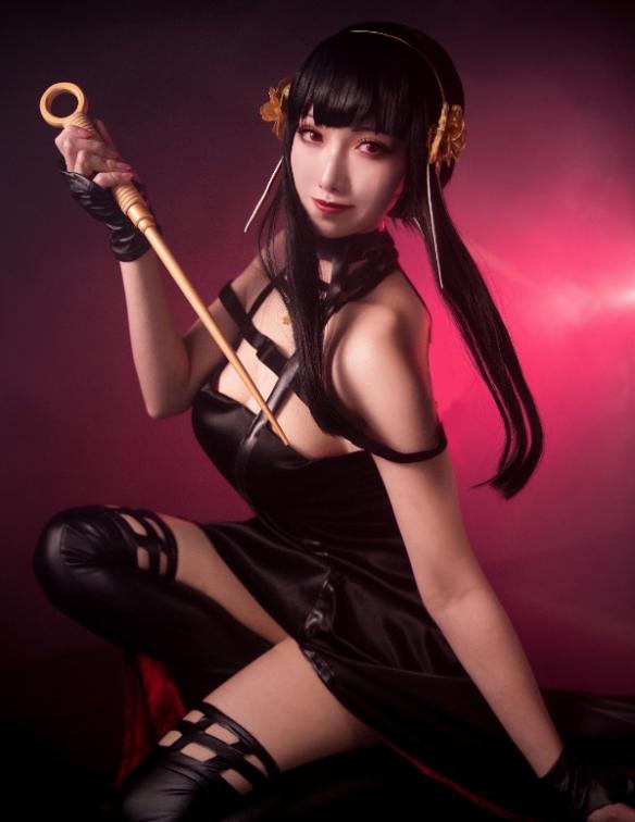 《间谍过家家》间谍杀手约尔，苍井みやこCOS图-2