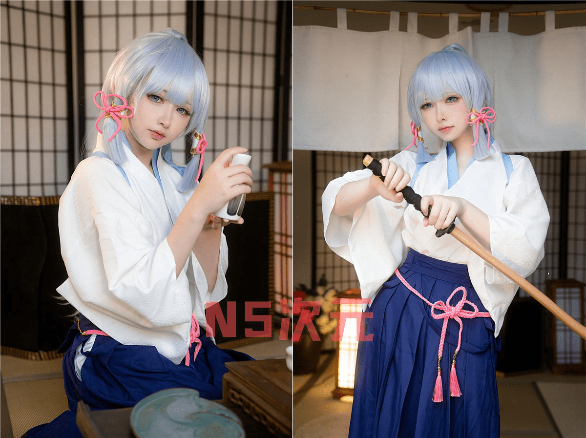 樱梨梨凌华剑道服cosplay作品鉴赏-1