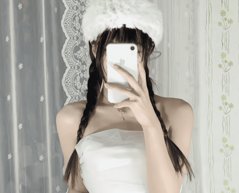 抖音囧静个人简介，写真作品推荐女仆装萝莉控-1