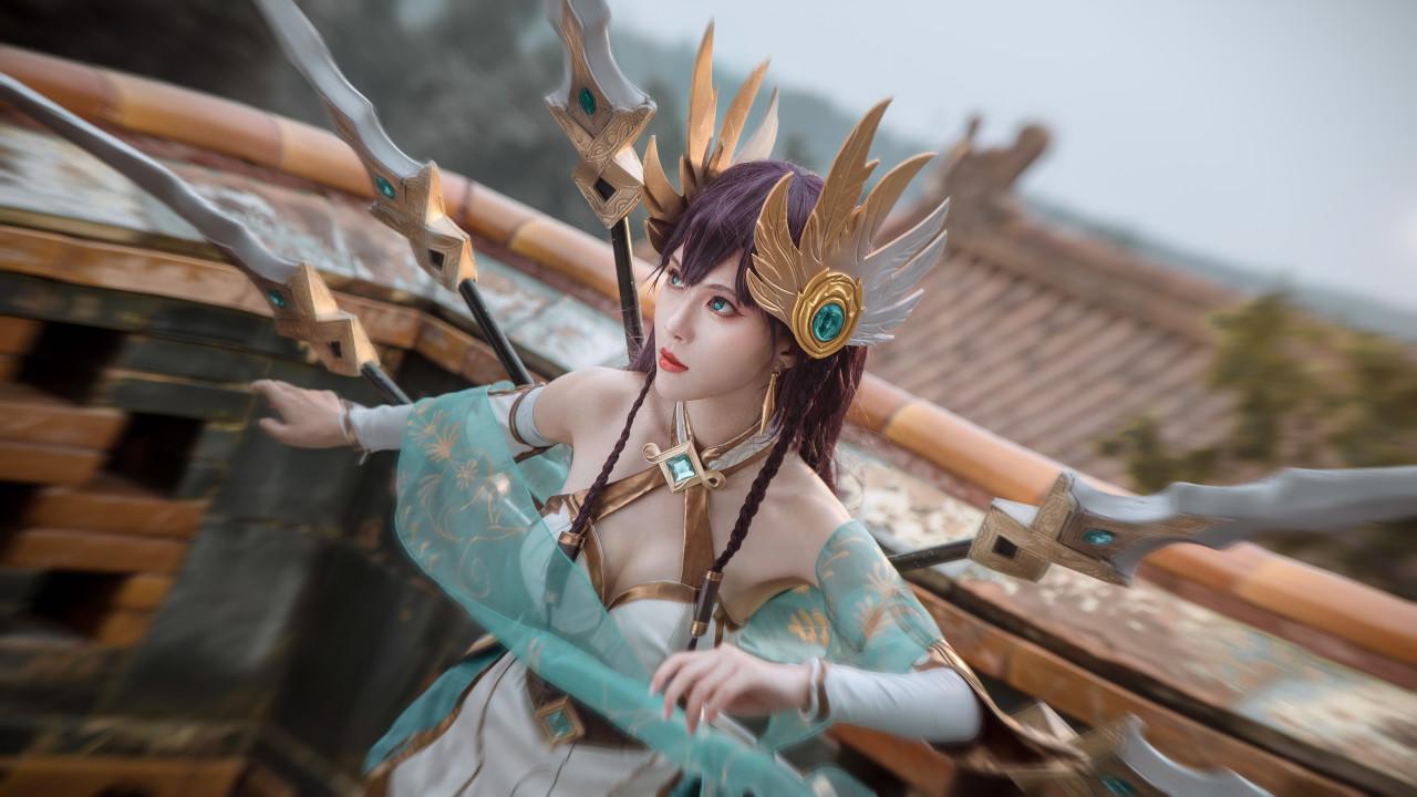 《英雄联盟》人物艾瑞莉娅COS真人图刀妹（CN：月潋寒殇）-7