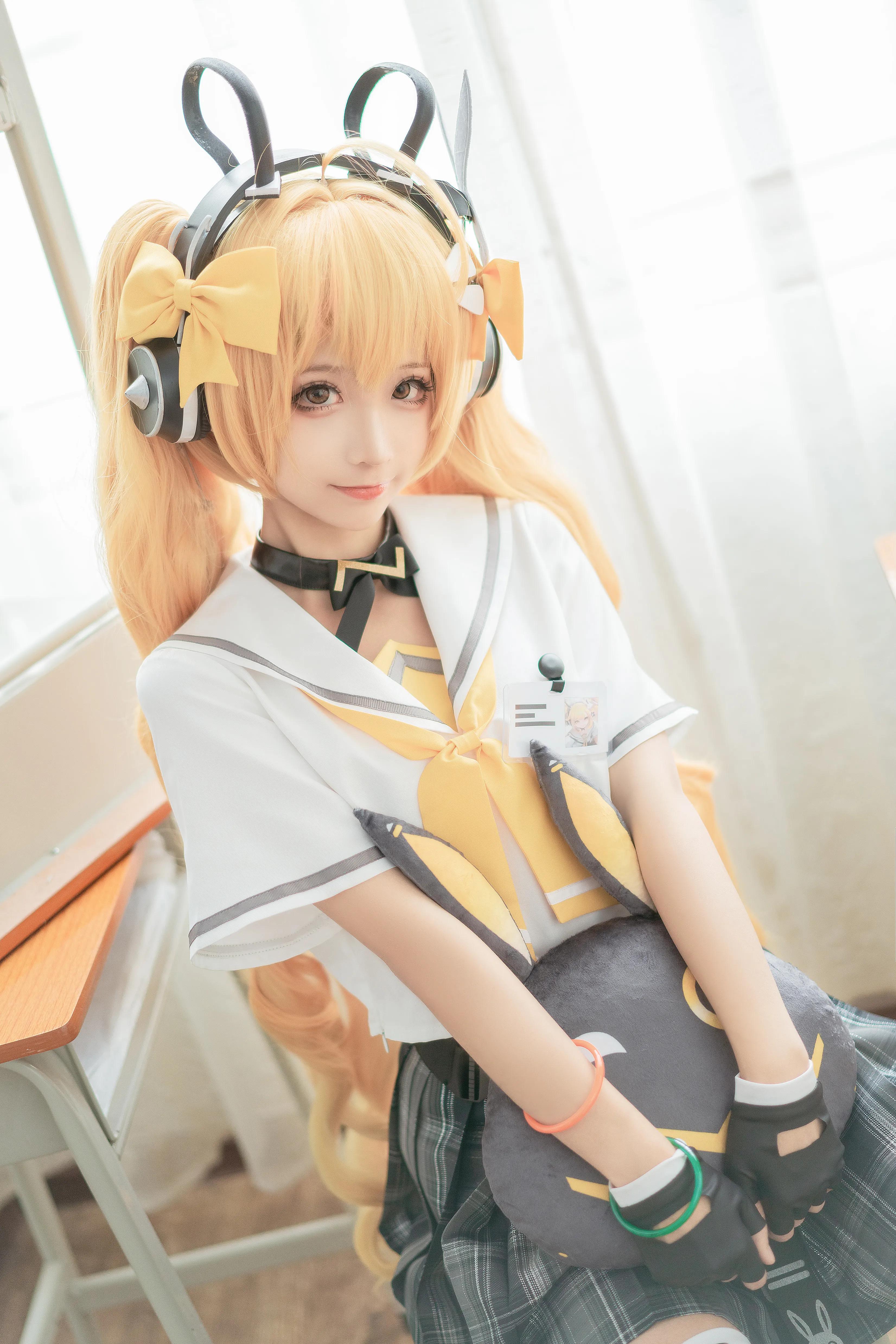 蠢沫沫安琪拉COS图 青春懵懂111万粉丝博主-2