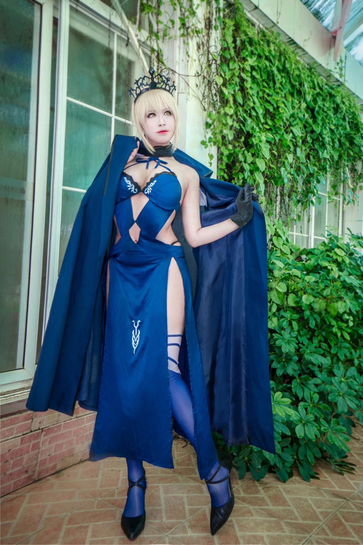 FateGrandOrder 黑saber cosplay欣赏（CN：虚空_澪绫）-3