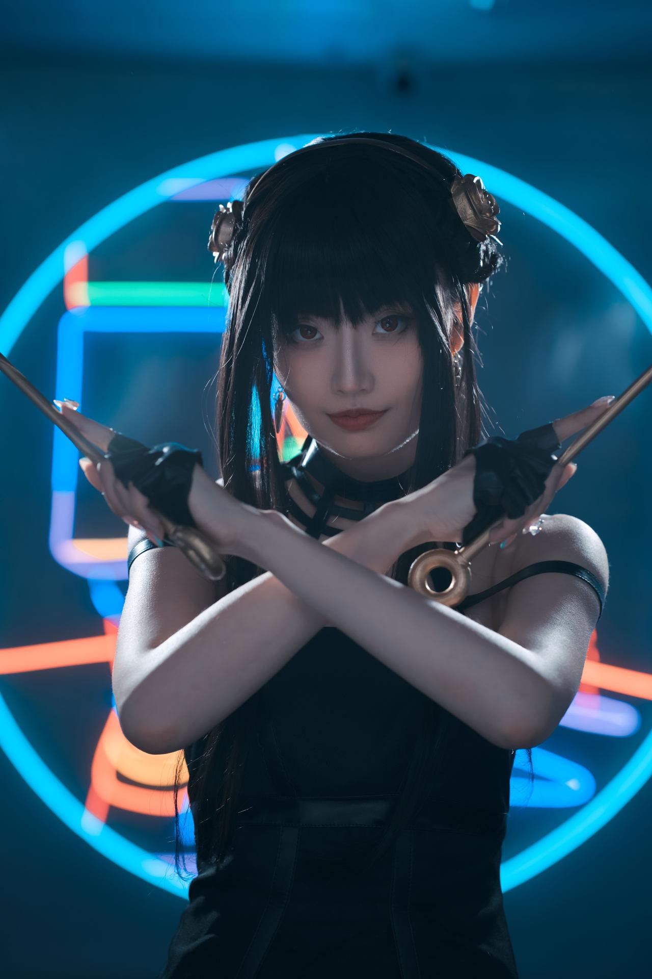 《间谍×过家家》荆棘公主约尔COS真人图 (CN：梁月曦Luna)-18