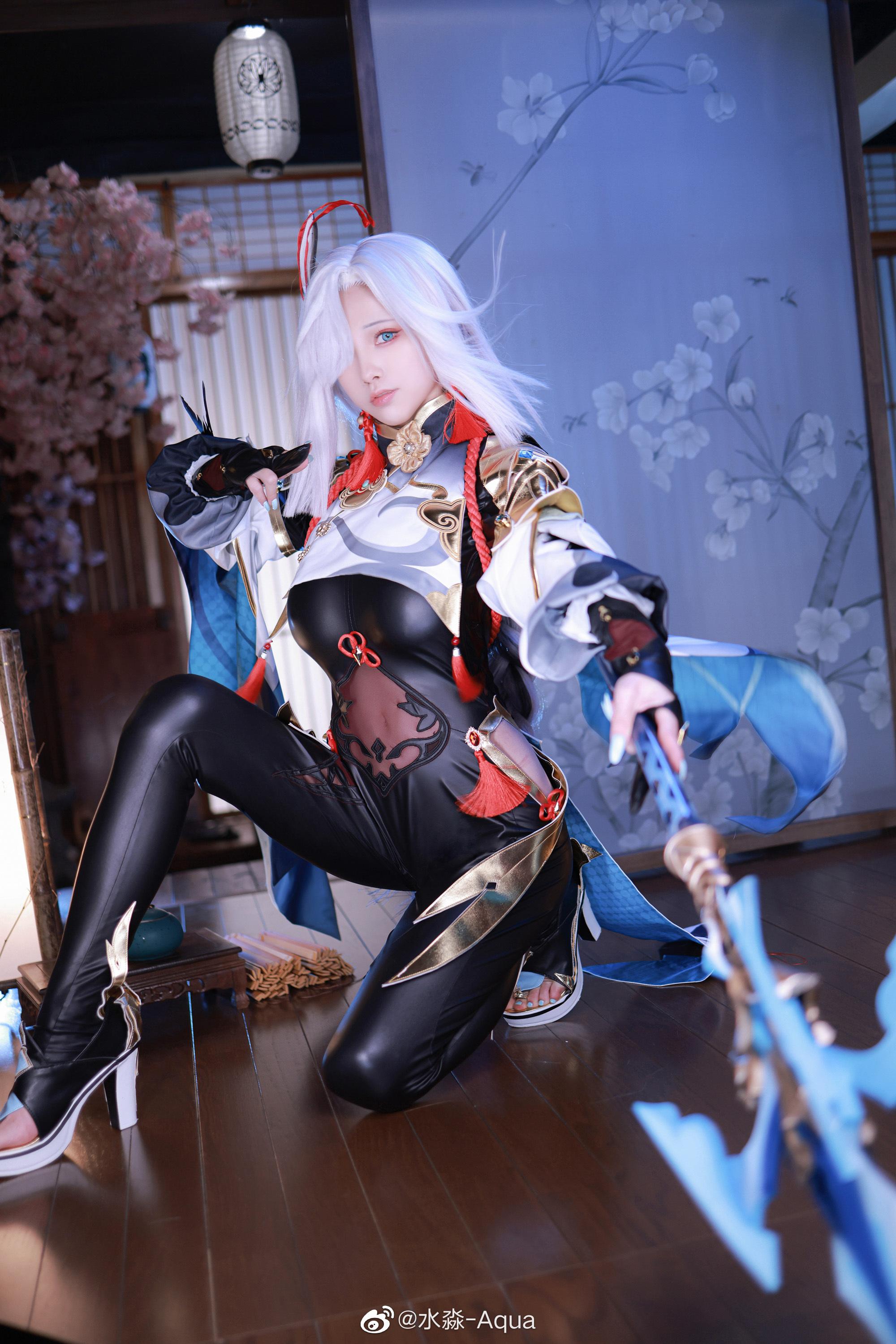 水淼Aqua《原神》申鹤COS 17张真人图-7 水淼Aqua《原神》申鹤COS 17张真人图-7