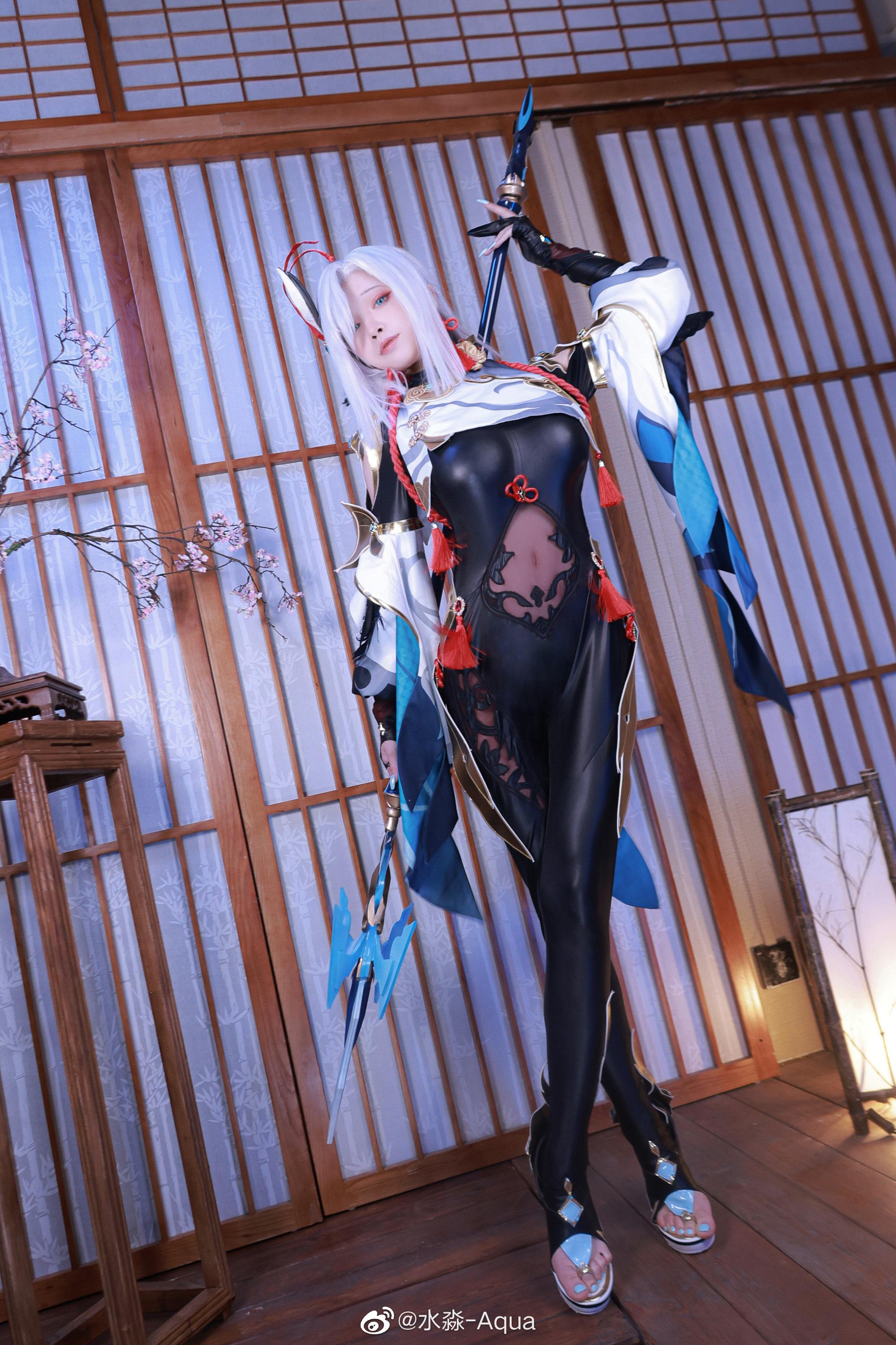 水淼Aqua《原神》申鹤COS 17张真人图-2 水淼Aqua《原神》申鹤COS 17张真人图-2