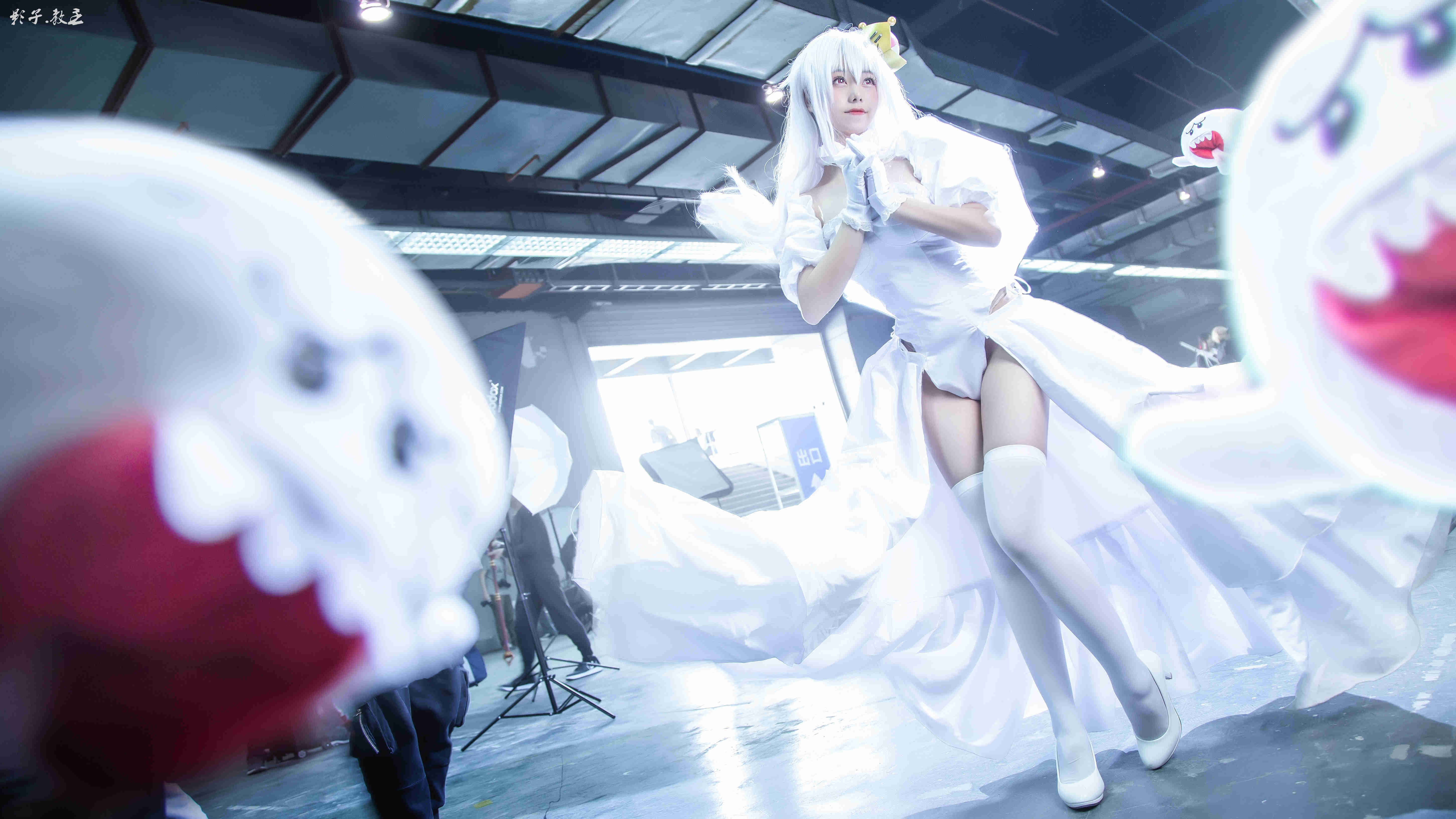 《漫展里的幽灵姬真人COS（CN：蜜汁猫裘）》-7