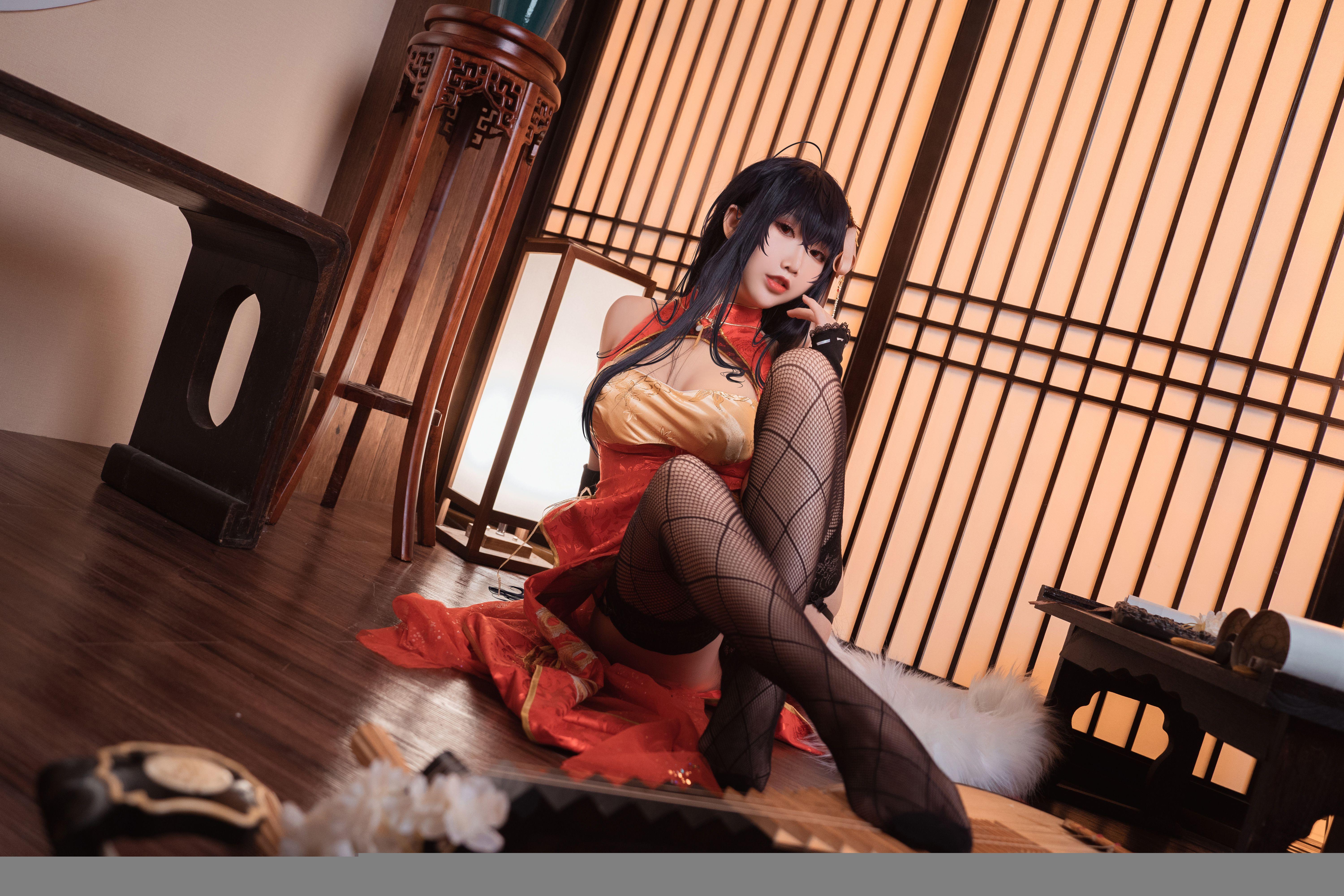 碧蓝航线大凤旗袍COS图（CN：面饼仙儿）-1