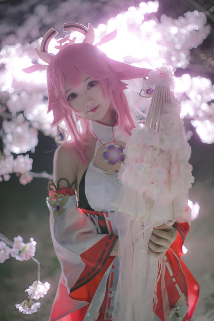 《原神》八重神子COS真人图欣赏（CN：羽天Shine）-1