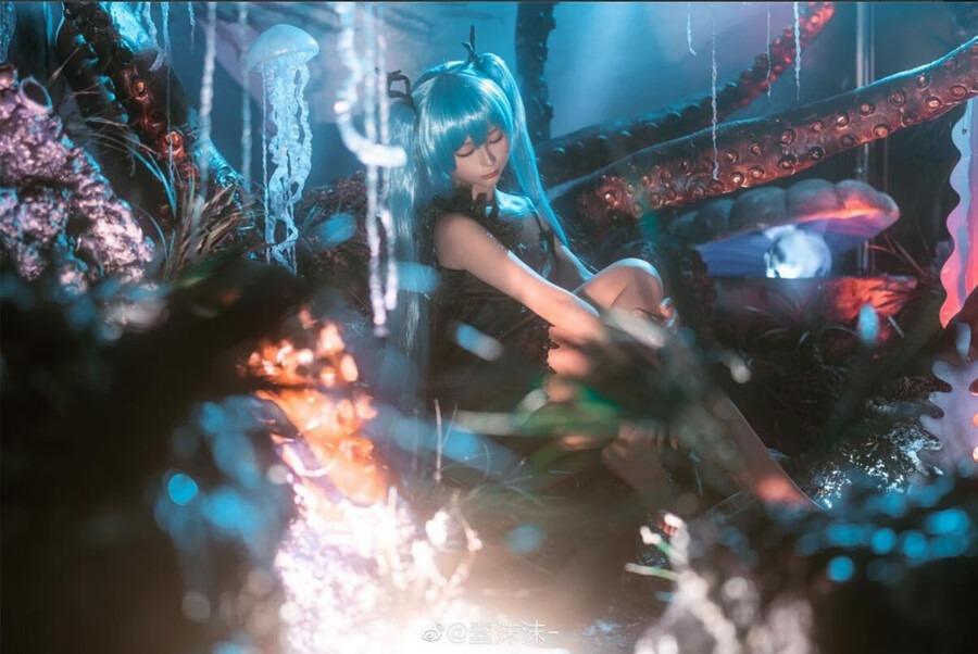 蠢沫沫化身深海少女，带你探究深海的秘密-2