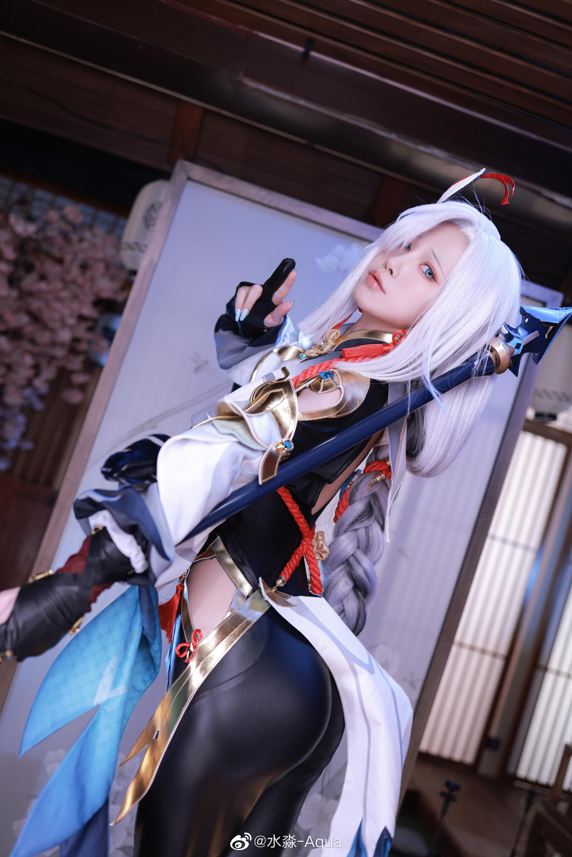 水淼Aqua《原神》申鹤COS 17张真人图-8 水淼Aqua《原神》申鹤COS 17张真人图-8