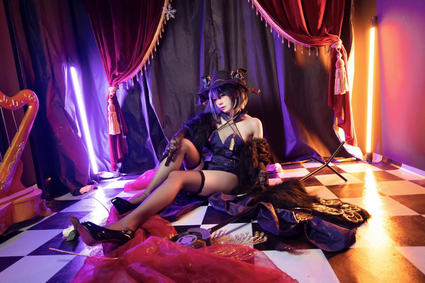 碧海航线 柴郡旗袍 『 音乐绚烂CaitSith 』COS图欣赏-9 碧海航线 柴郡旗袍 『 音乐绚烂CaitSith 』COS图欣赏-9