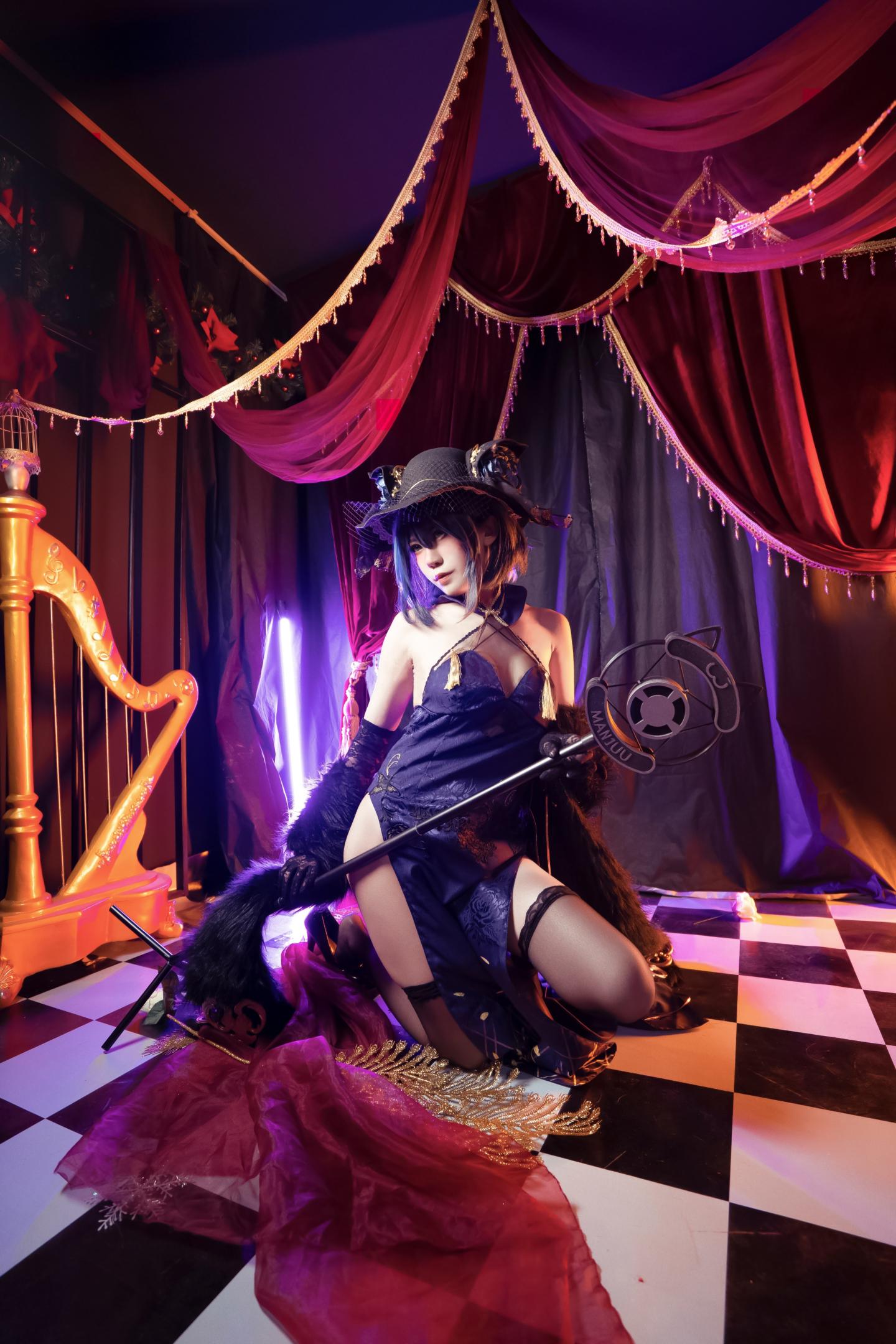 碧海航线 柴郡旗袍 『 音乐绚烂CaitSith 』COS图欣赏-5 碧海航线 柴郡旗袍 『 音乐绚烂CaitSith 』COS图欣赏-5