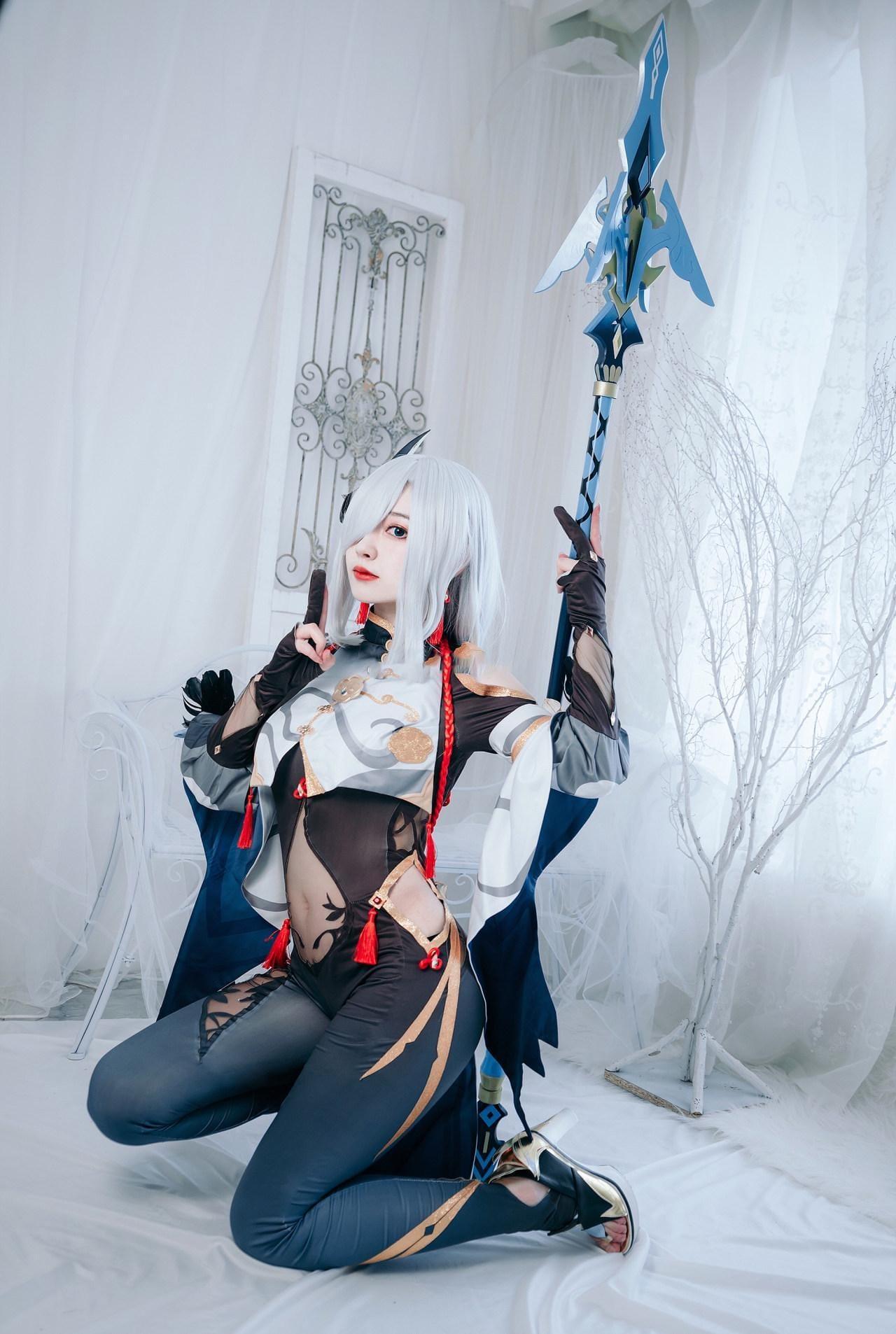 命格孤煞 申鹤COS图（CN：桃墨公子x）-1